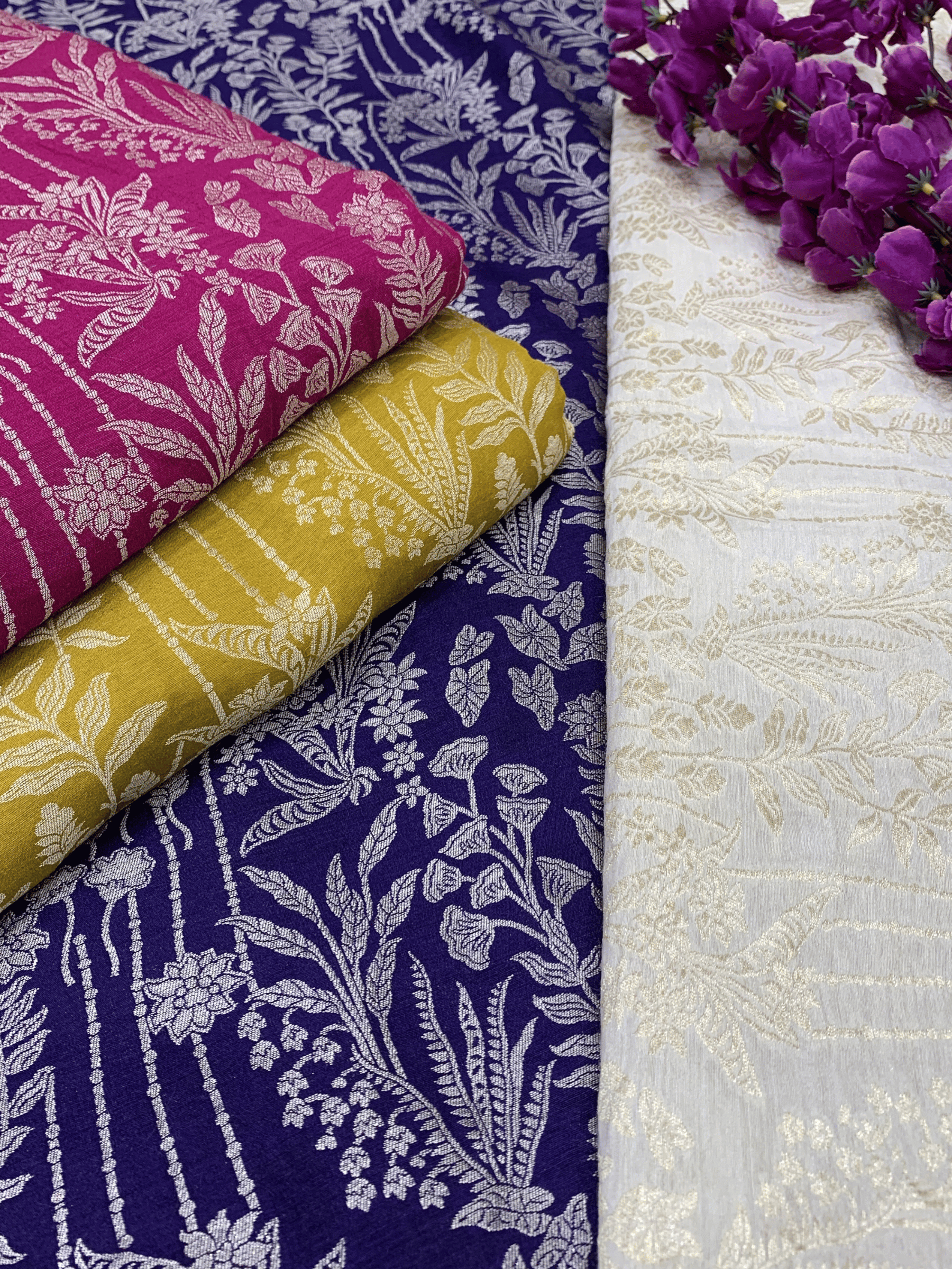 Pure Munga Silk Jacquard